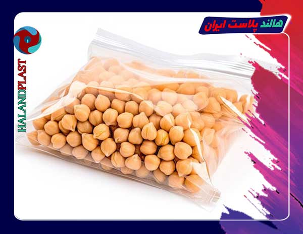 تولید پلاستیک بسته بندی نخود
