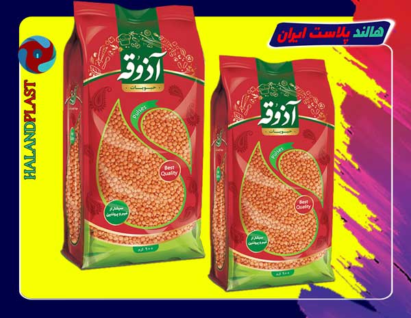 فروش عمده پلاستیک بسته بندی عدس