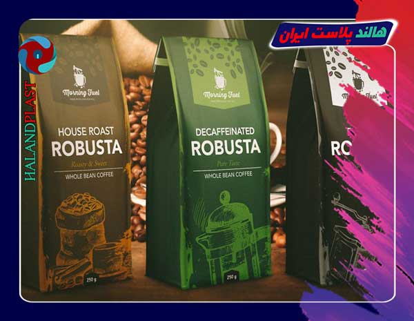 تولید پاکت بسته بندی قهوه