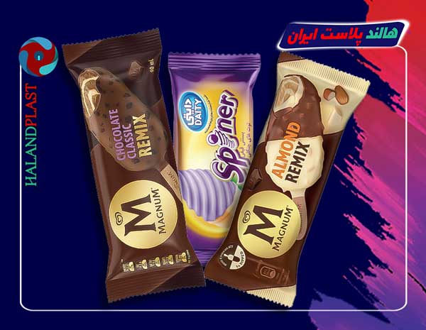 مناسب ترین قیمت تولید و چاپ سلفون بسته بندی بستنی