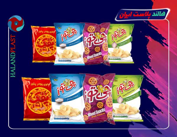 تولید انواع پلاستیک بسته بندی اسنک