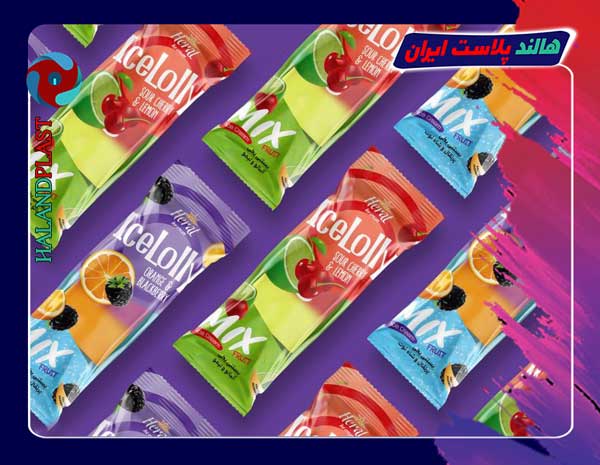 تولید و چاپ سلفون بسته بندی بستنی برای بازار عراق