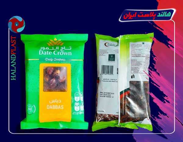 انواع پلاستیک بسته بندی خرما
