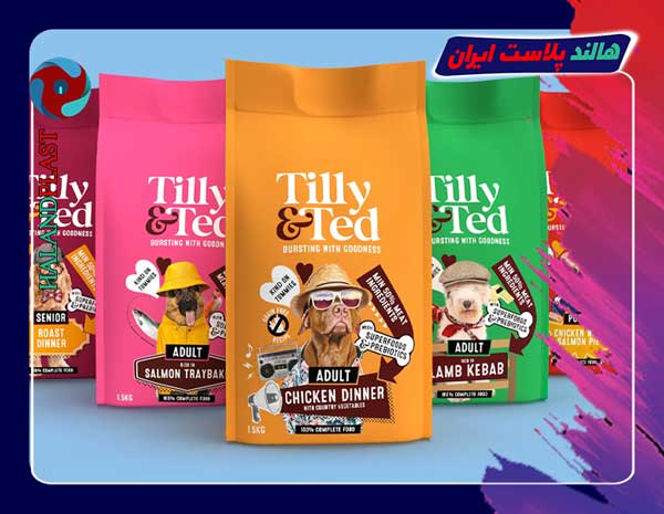 انواع پلاستیک بسته بندی غذای حیوانات