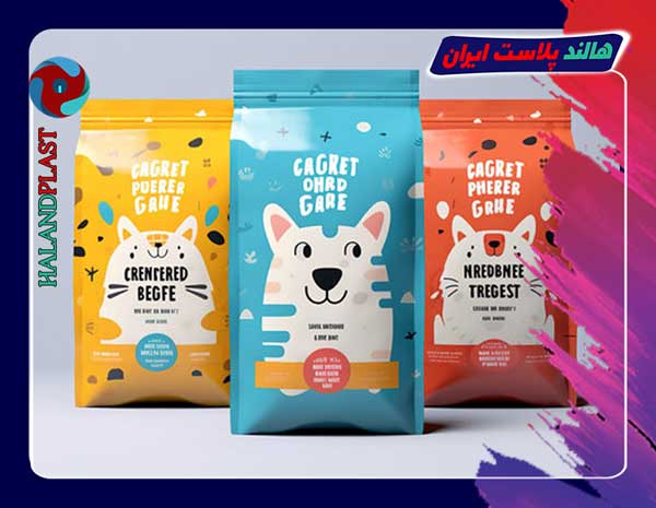 انواع پلاستیک بسته بندی غذای حیوانات