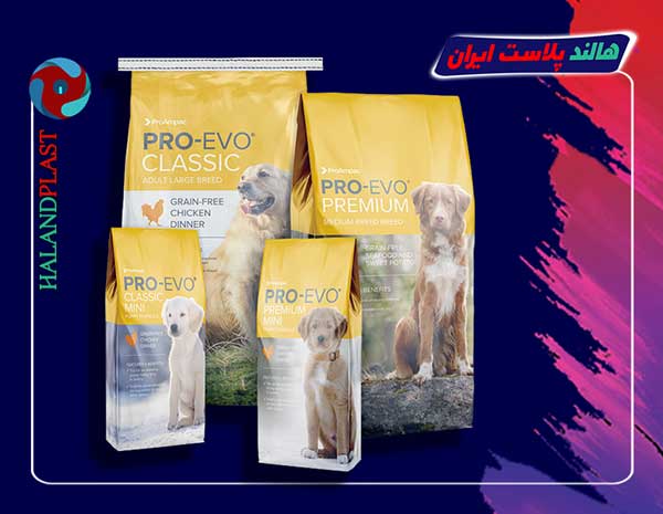 انواع پلاستیک بسته بندی غذای حیوانات