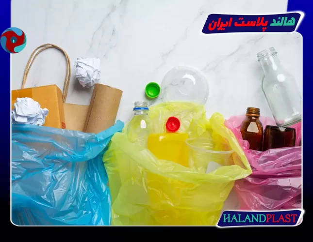 تولید پلاستیک کیسه زباله رنگی
